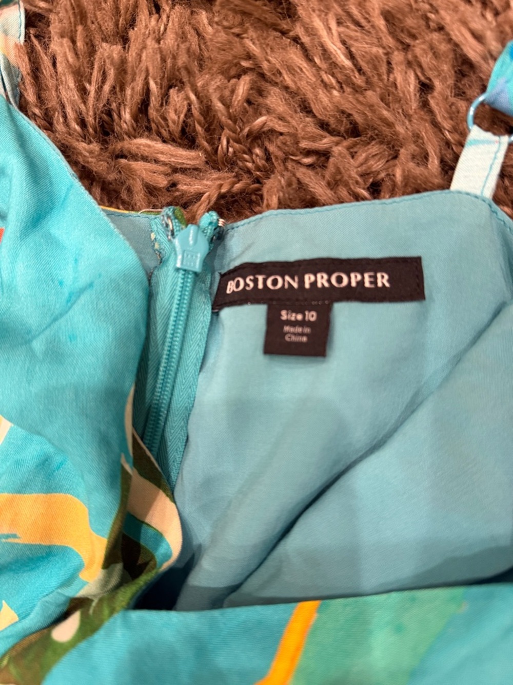 New BOSTON PROPER
Tropical Forest Slit Jumpsuit Size 10 - Picture 7 of 14